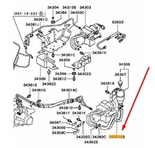 Evo 7-9 AYC Pump to Reservoir Hoses - *Special Order Part