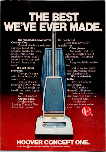 Hoover concept one - hoover,