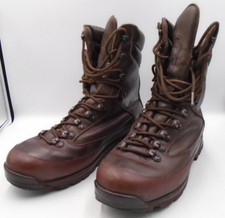 Combat Defender Goretex Cold Wet Weather Boots UK 10 M Brown Leather Waterproof