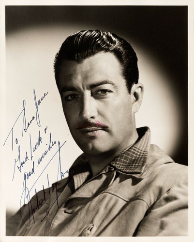 Robert taylor signed - robert,