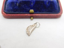 Sterling Silver Cornish Pasty Charm Pendant Vintage c1970