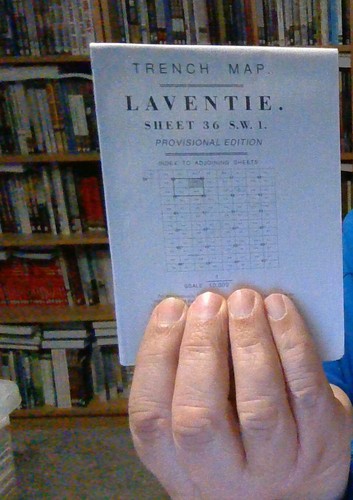 Trench map laventie 36 - of,