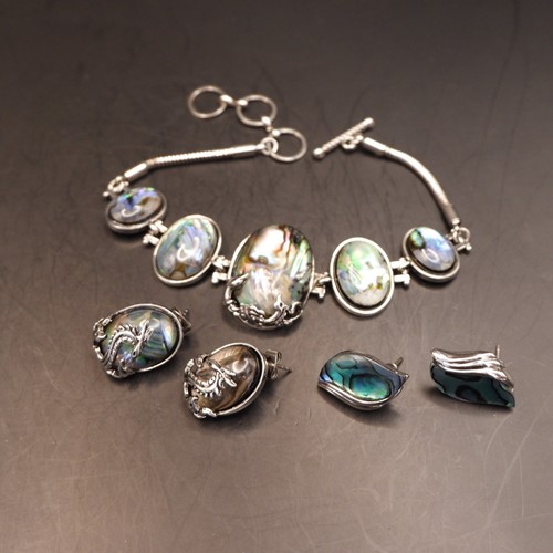 Abalone shell jewellery set - jewellery, t