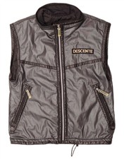 DESCENTE Mens Gilet IT 50 Large Silver DT12