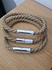 3 brand new Magnetic rope Curtain Tiebacks Tie Backs  