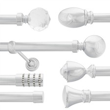 Metal Single Curtain Pole Net