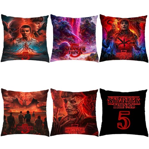 Strange things throw pillow - things,