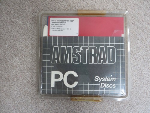 Amstrad 1987 system discs - amstrad,