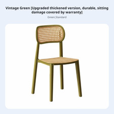 Cane-Back Side Chair Stackable