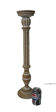 Large Handmade Wooden Pillar
