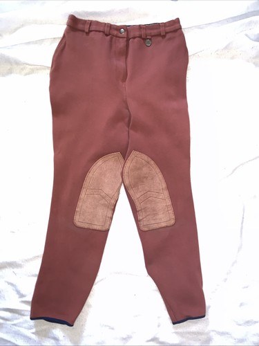 Rust english riding breeches - riding,