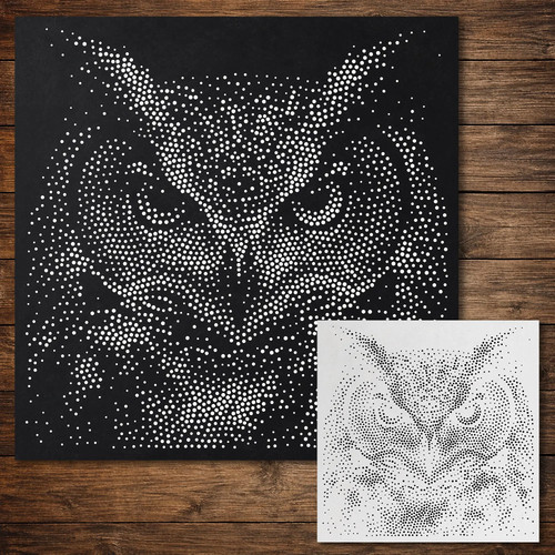 Realistic owl head - realistic,