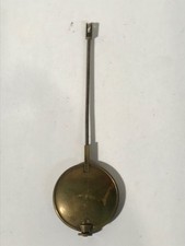 901a  Vintage French Mantle Clock Pendulum Weight 42mm Diameter 14cm Long