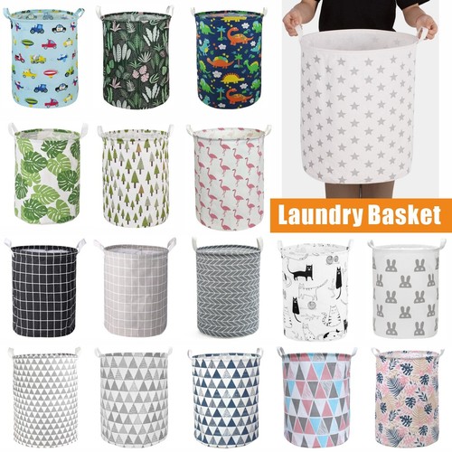 Canvas collapsible laundry - canvas,