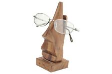 Wooden Glasses Spectacles Holder Stand Nose Shaped Home Decor Gift Specs