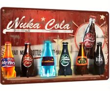 Fallout Nuka Cola Metal Sign, great gift 