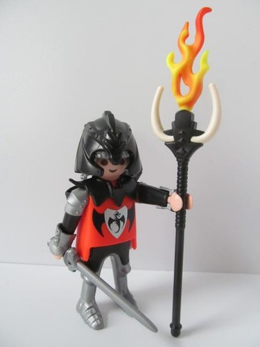 Playmobil castle figure - playmobil, black