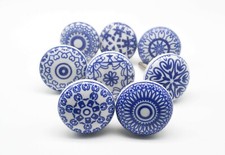 Blue knobs vintage - blue,