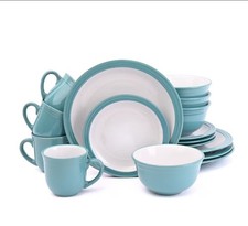 16 Piece Dinner Set Teal