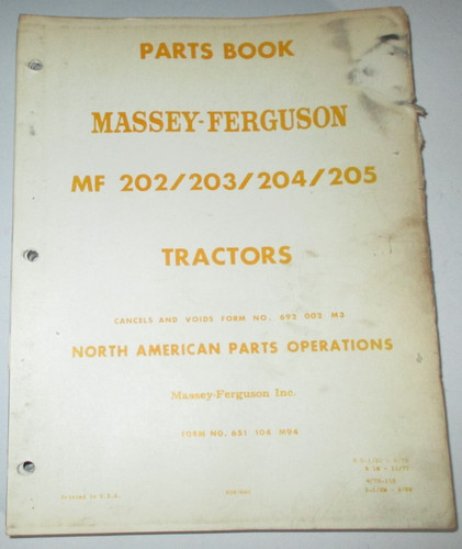 Massey ferguson 202 - massey,