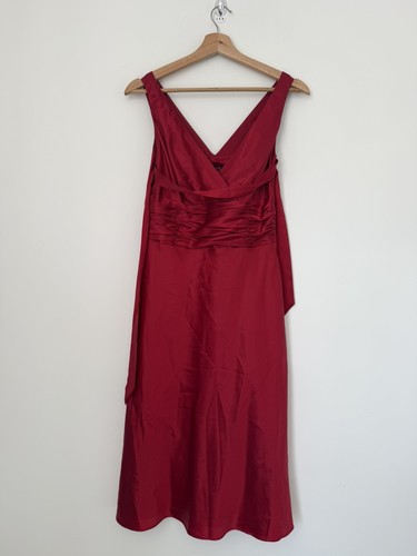 Red satin monsoon - monsoon, prom