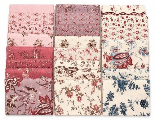 Fat quarters fleur de - 10,