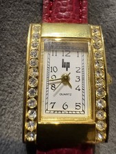 Quartz LIP Fond Acier Ladies Vintage Wrist Watch. Not Working. Needs A Battery