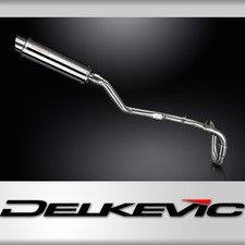Suzuki DRZ400E 2000-2009 Delkevic Full Exhaust 350mm Round Stainless Silencer
