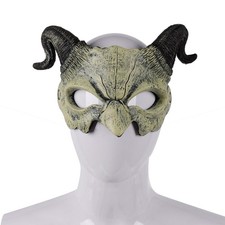 Party Props PU Horror Shofar Mask Masquerade Props Devil Mask Halloween Cosplay