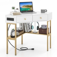 Corner Desk with 2 Drawers