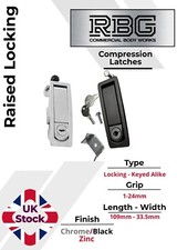 Compression latch raised lock - compression,