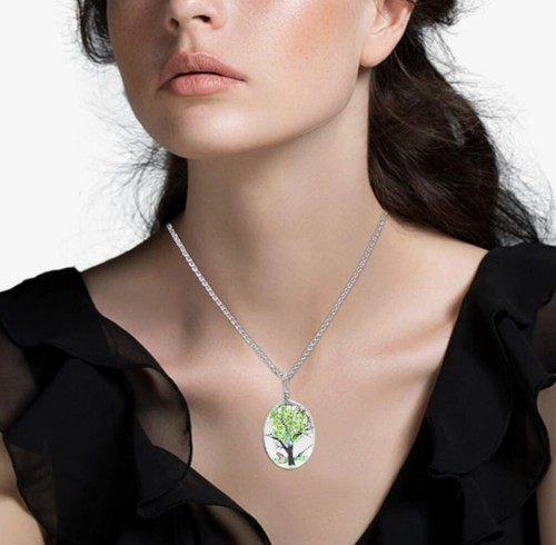 Tree life necklace - of, dried