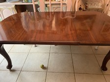 Antique mahogany dining table - mahogany,