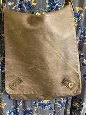 Ally Capellino Leather Messenger Bag Clean Well Used With A Bit Of Damage!