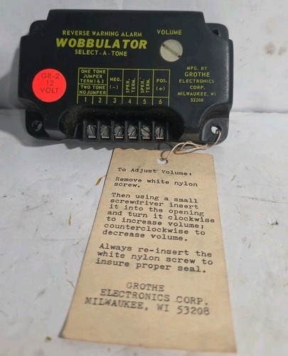 Wobbulator reverse warning - reverse,