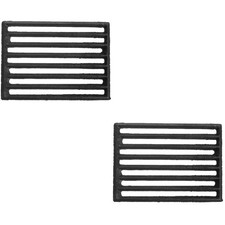  Set of 2 Grate for Fireplace Grates Open Fires Burning Stove Channel