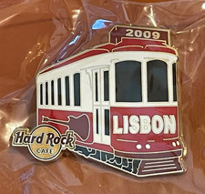 HARD ROCK CAFE LISBON 2009 TRAM TRANSPORT SERIES PIN LE150