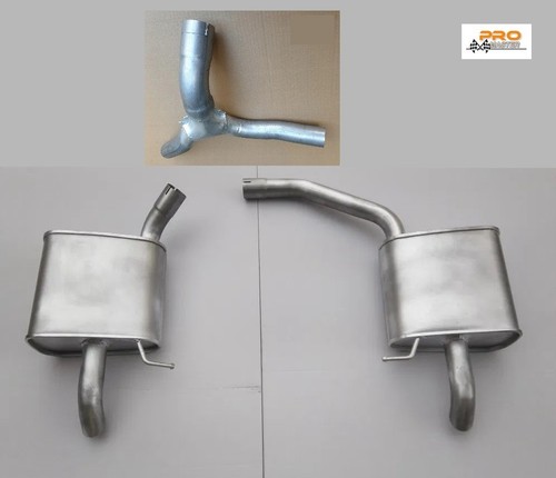 Exhaust back box silencer - box,