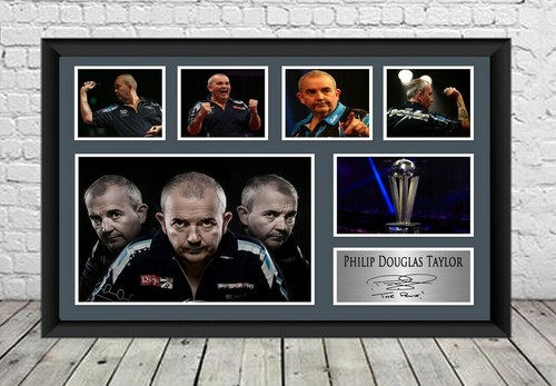 Phil taylor signed photo print - phil,