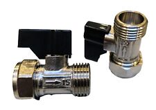 2 x Isolating Lever Valve Flat