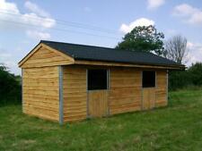 24ft by 12ft Mobile field shelter - double stable by Dovey Woodcutters