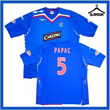 Rangers Football Shirt Umbro 3XL XXXL Home Kit Papac Gers Jersey 2007 2008 X36
