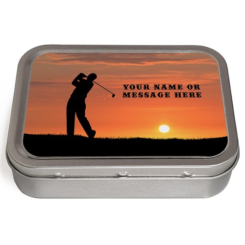 Personalised tobacco tin - personalised,