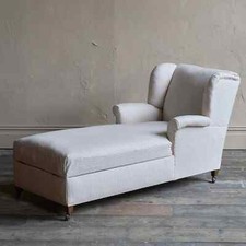 Antique Chaise Longue Blue