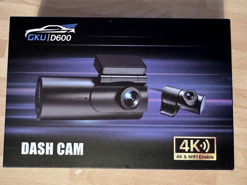 Gku d600 dash cam - d600, 4k