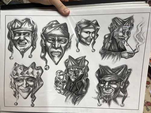 Vintage tattoo flash - flash, a3
