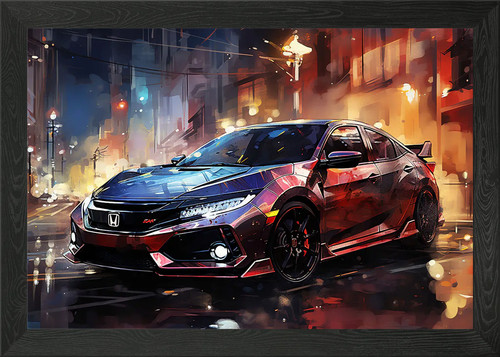 Honda civic type framed - honda,