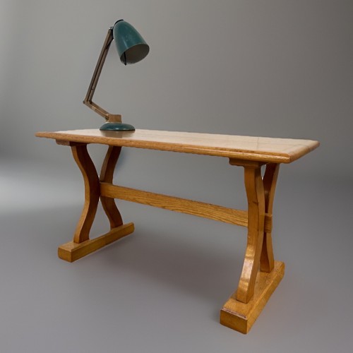 Solid oak coffee table - solid, on