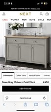 Next Malvern Dove Grey Living