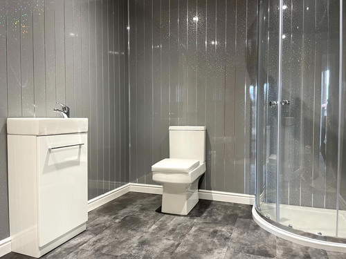 Grey sparkle chrome - sparkle,